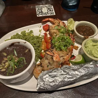 Grilled Shimp Fajitas