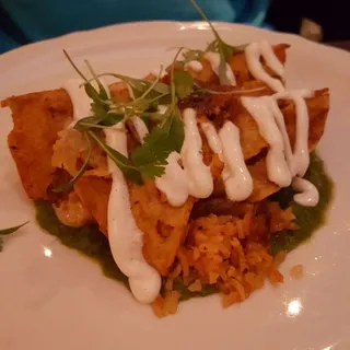 Lamb Barbacoa Enchiladas