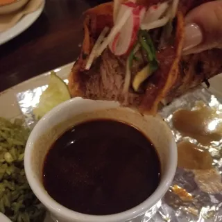 Beef Birria Queso-Tacos