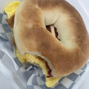 Bacon and Egg Panini