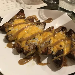 Potatoes. Love porous, but these were only okay