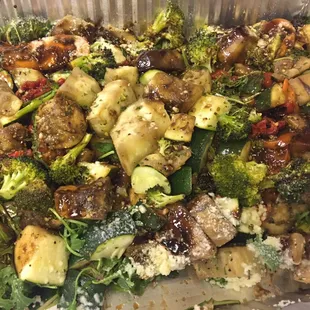 Seasonal roasted vegetables