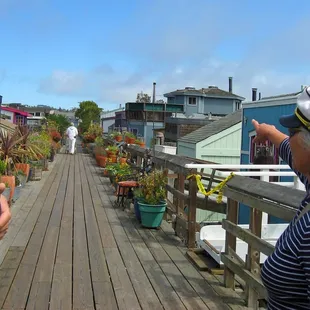 Victoria guiding us on the tour.