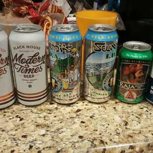 Great selection of craft brews from small to big brewerys from all over the country.