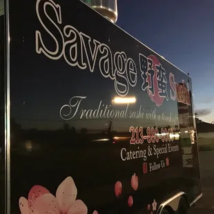 the side of a food truck