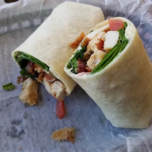 Grilled Chicken Spinach Wrap