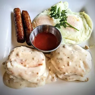 Biscuits and gravy