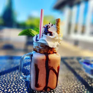 Chocolate milkshake