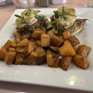 Pork Carnitas Benedict