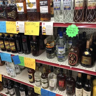 Rum selection