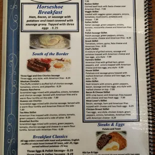 sushi and sashimi, menu