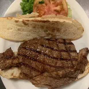 Rib eye Steak Sandwich