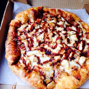 BBQ chicken pizza ... Great