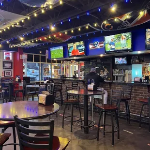 the inside of the restaurant