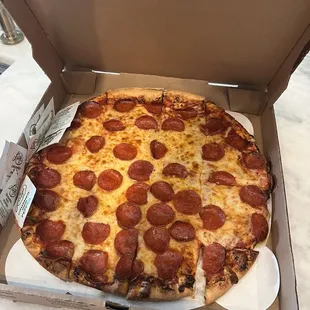 Pepperoni pizza