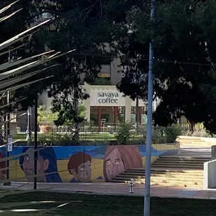 View across Broadway Boulevard