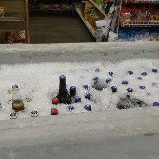 Beer on ice
