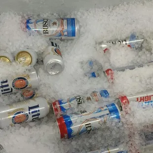 Beer on ice
