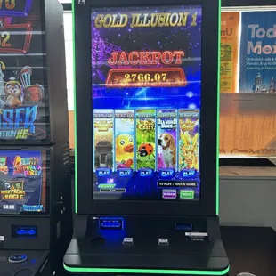 a slot machine and a slot machine