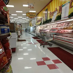 Meat section.