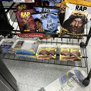Haha...funny chip bags!
