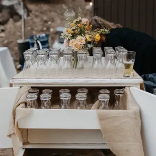 This was what she set up next to our &quot;self serve keg station&quot;. Adorable.