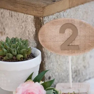 Simple and perfect table number