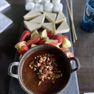 Chocolate fondue