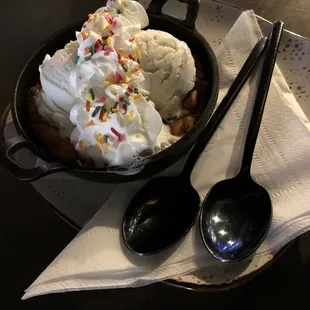 Skillet Cookie Sundae