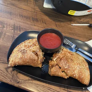 Meatball calzone fit for a king!