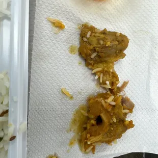 Mutton bones. No meat on it