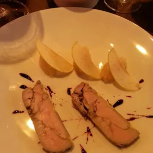 Yum, pressed duck liver.