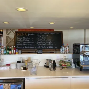 Menu specials at the counter (more on paper menu)