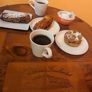 coffee and pastries