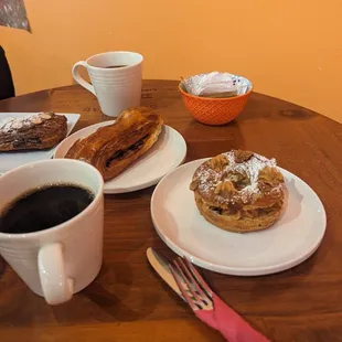coffee and pastries
