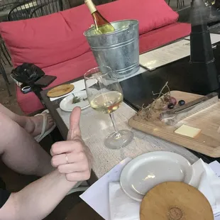 We devoured it we know what you mean we know what you mean the cheese and fruit tray was amazing!!!