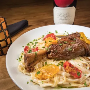 Braised lamb shank