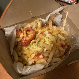 Train Wreck Fries to go