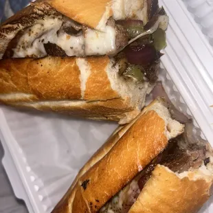 Philly Cheesesteak Hot Sandwich