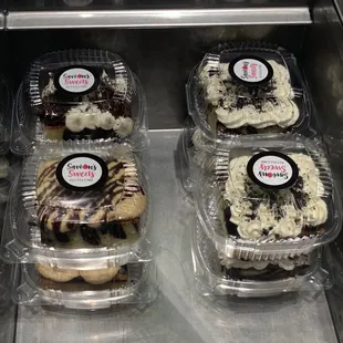 Frosted pound cakes I think?