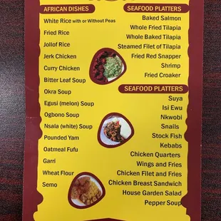 Catering Menu