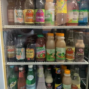 Assortment of beverages