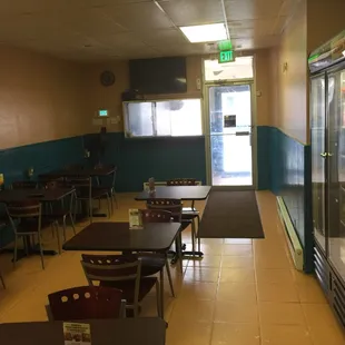 Interior looking at entry way