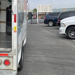 We went to the U-Haul truck