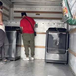 Getting out new washer &amp; dryer