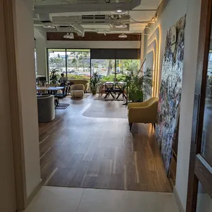 Entry to co-working space