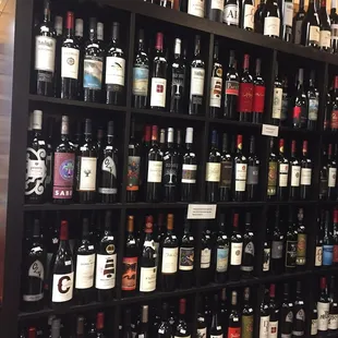 Just some of the wine