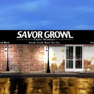 the front of a restaurant