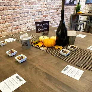 Special menus at Scotto's.