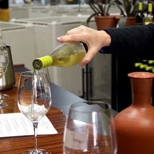 Wine tasting at Urban Cellars on our foodie tour with SAVOR OAKLAND!